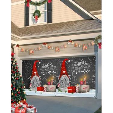 Imagem de Capa de banner de porta de garagem Cantando no Natal 2,1 x 4,9 m - Sin