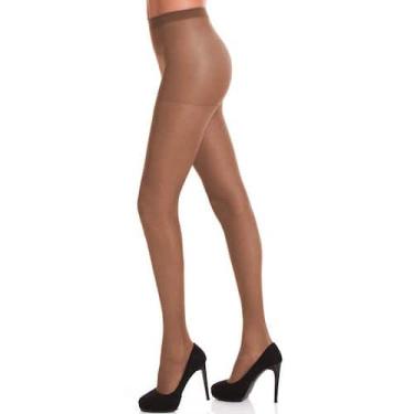 Imagem de Meia Calça Loba Lupo Fina 5760-001 Microfibra Fio 15, Cacao, P