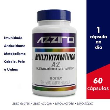 Imagem de Azzirio multivitamínico az suplemento com 60 cápsulas