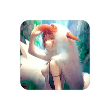 Imagem de Quadro 18x18 Cm - Princesa Mononoke - Studio Ghibli - Pomp's Geek, Col