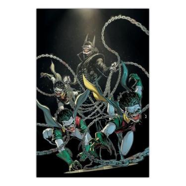 Imagem de Quadro A3 em MDF Batman que Ri Capa HQ - Placa - Pomps Geek