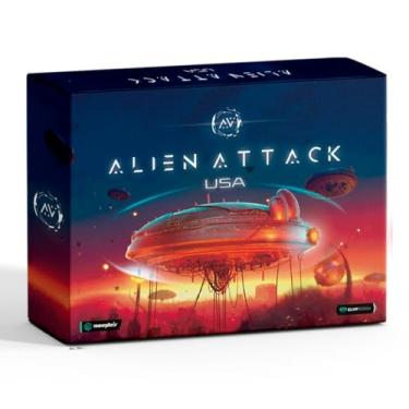 Imagem de MeepleBR, Alien Attack USA, Jogo de Tabuleiro Expert, 2 a 4 jogadores