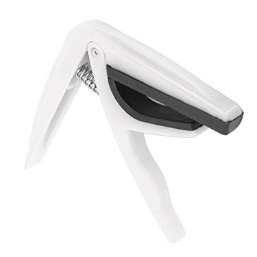 Imagem de Mingzhe ACESSÓRIOS DE INSTRUMENTOS COM CORDAS DE MOLA CAPO UKULELE DE PLÁSTICO PARA FÁCIL AJUSTE DE ATUAÇÃO (Branco)