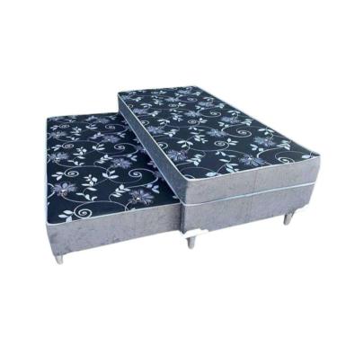 Imagem de Bicama Solteiro Colchão Conjugado 5cm Com Cama Auxiliar