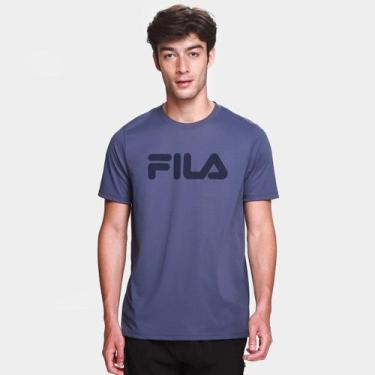 Imagem de Camiseta Fila Basic Sports II Masculina, Azul, Marinho, M