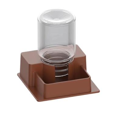 Imagem de Generic Alimentador automático de água para répteis, acessórios de alimentação, recipiente, suprimentos, dispensador de água para geckos, Marrom
