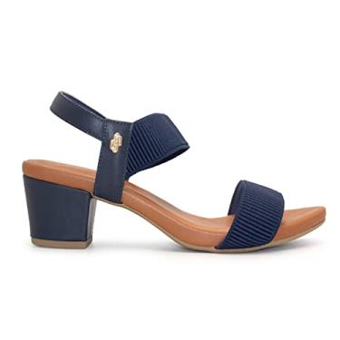 Imagem de Sandália Usaflex Feminina Elástico Salto Bloco Y8204