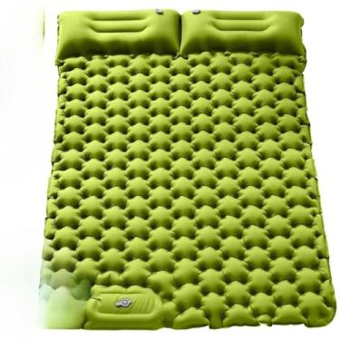 Imagem de Cama Inflavel, Colchão Inflável Casal Automático para Acampar 196cm*125cm(verde)