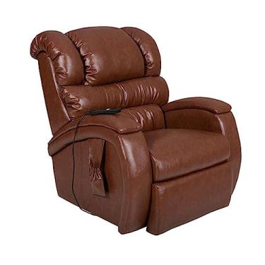 Imagem de Poltrona do Papai Motorizada Reclinável Império Estofados Pinhão