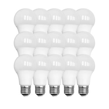 Imagem de Kit com 15 Lâmpadas LED A60 9W 6500K Luz Branca Fria 810 Lúmens Base E27 Bivolt para Economia de Energia (15)