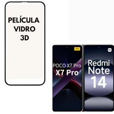 Imagem de Película VIDRO 3D POCO X7 PRO 5G / NOTE 14 5G, Proteção Total e Contra Risco