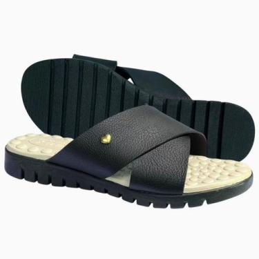 Imagem de Sandalia Feminina Rasteira Ortopédica Leve Confortável Para Esporão e 