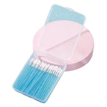 Imagem de Kit Bastão Glitter Pincel Aplicador Descartável Glitter Gloss e Batom Maquiagem (ALEATORIO, 100 UNIDADES)