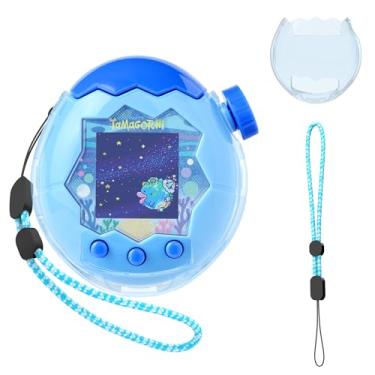 Imagem de SGHLDE for Tamagotchi Paradise Clear Case with Lanyard, Body and Screen Guard for Tamagotchi Paradise Accessories,Transparent Hard Display Box Ideal for DIY Fans and Collectors (No Device/Film)