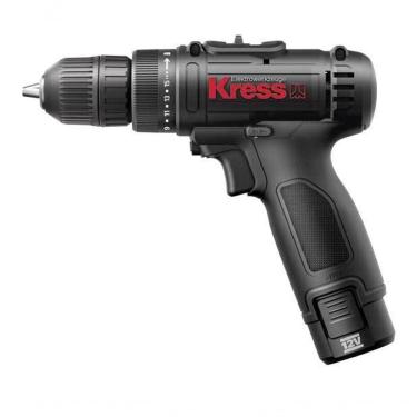 Imagem de Furadeira Parafusadeira à Bateria 12 Volts Kress Kdn600