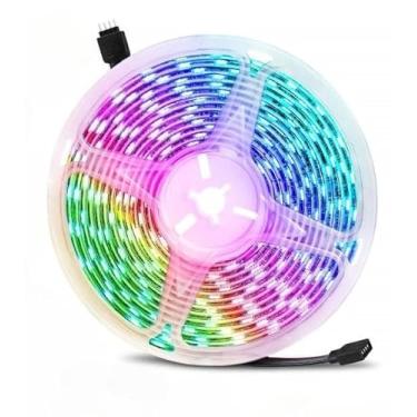 Imagem de Fita Led 5M/10M/15M Com APP Controle Rolo &24 Key IR Controle Sincronização De Música Faixa luz de led para Decoração de Ambientes(15M Com IR e Fonte (Sem APP))