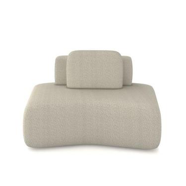 Imagem de Sofá Ilha Sala de Estar Dakota 174cm Modulado Encosto Almofada Solta B