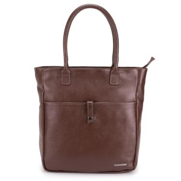 Imagem de Bolsa Sacola Feminina de Couro Legítimo Grande Ombro Faculdade Trabalho Sifra