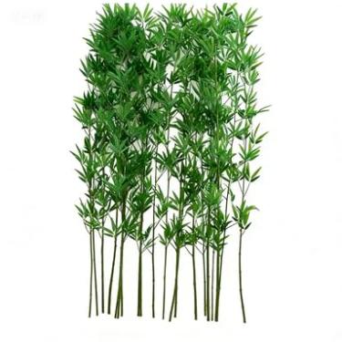 Imagem de Plantas Artificiais Decorativas Bambu da Sorte - Kit 4 Grandes (150cm), Toque Realista, Vaso Decorativo, Decoração Sala e Espaços Amplos