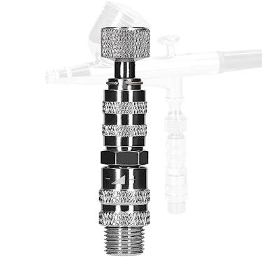 Imagem de Conector de trava com mola para aerógrafo T119 1 8 Quick Release Coupler função controle pressão ar rosca desmontagem rá
