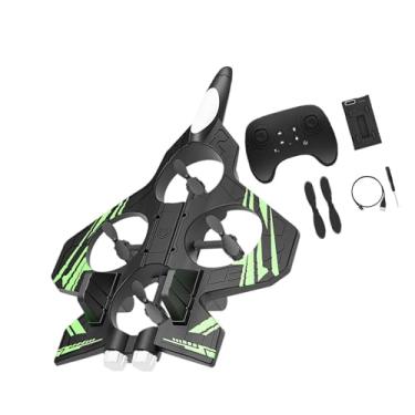 Imagem de Colaxi Avião de espuma RC, avião de controle remoto, de para maiores de 14 anos (crianças e adultos), Verde