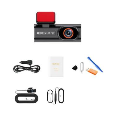 Imagem de Câmera Veicular Mini WiFi 4K Ultra HD Com Monitoramento De Estacioname