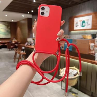 Imagem de Capa para celular com acessório de cordão que pode ser pendurado na corrente do pescoço para Xiaomi para Redmi Note 10 9S 9 8T 8 7A 7 6 a,X11,Para Note 9 Pro