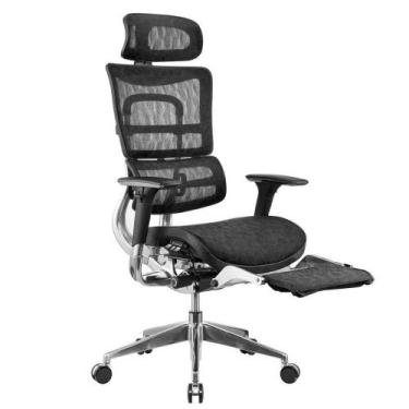 Imagem de Cadeira de Escritório Ergonômica Executiva SyberFlex com Apoio de Pés 