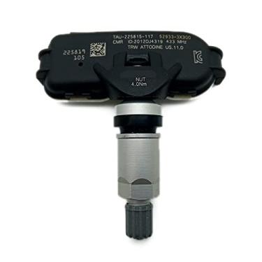 Imagem de Sensor de pressão dos pneus TPMS para Hyundai Elantra C-Green e Kia Pride Rio (Sistema de Monitoramento da Pressão dos Pneus) 52933-3X300