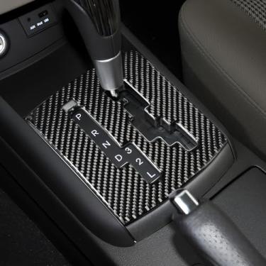 Imagem de BETTERHUMZ Compatível com Hyundai Elantra MD 2008 2009 2010 2011 2012 2013 2014 2015 2016 Fibra de Carbono Painel de Mudança de Engrenagem Adesivo Decalque Decalque Adesivo Interior de Carro