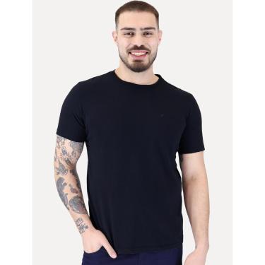 Imagem de Camiseta Ellus Cotton Fine Easa Classic Midnight Blue Marinho-Masculino
