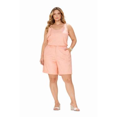 Imagem de Bermuda Feminina em Viscose Forrada Cintura Alta P ao GG