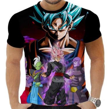 Imagem de Camiseta Camisa Personalizada Anime Clássico Dragon Ball Goku Black 14