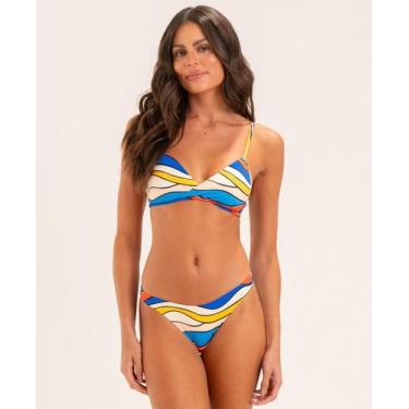 Imagem de Biquíni Triângulo Transpassado Estampa Montanha - APNEIA, Estampa mont