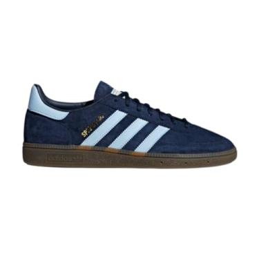 Imagem de adidas Originals Tênis de skate masculino Handball Spezial, Collegiate Navy/Sky, 44