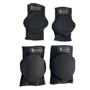 Imagem de Kit Joelheira E Cotoveleira Infantil Para Volei, Futsal-Unissex