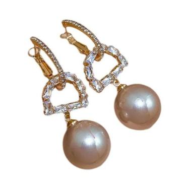 Imagem de Brincos Femininos De Zircônia Brilhante Com Letra D, Joias De Luxo Lev