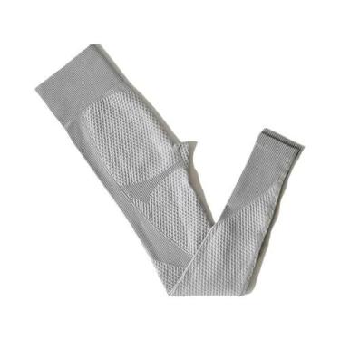 Imagem de Leggings De Fitness Femininas Sem Costura De Cintura Alta Com Controle
