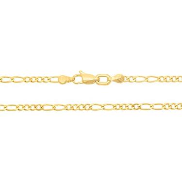 Imagem de Corrente Masculina Rommanel Banhado Ouro Fio 4x2 Laminado 60 CM 530103