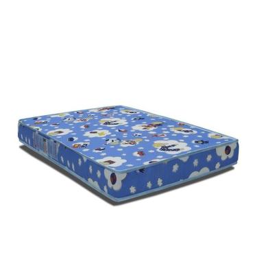 Imagem de Colchão De Berço Espuma Baby Physical D18 60x130cm Azul - Ortobom Azul