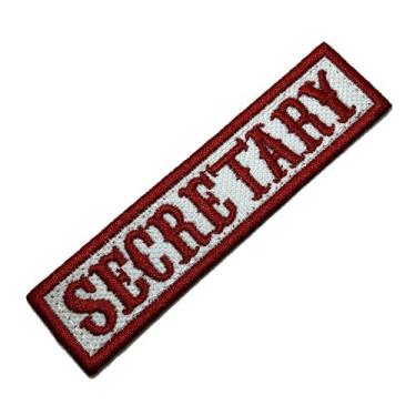 Imagem de NT0514T03 Secretary Patch Bordado Termo Adesivo ou Costura - BR44