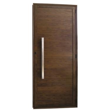 Imagem de Porta De Alumínio Lambril Com Puxador 2,10 X 1,00  Esquerda Linha All 