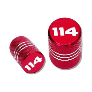 Imagem de Tampas De Válvula De Pneu CNC Para Motocicletas Harley Softail Fat Boy