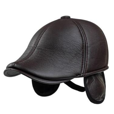 Imagem de Flat Cap Herringbone Newsboy Ivy Cabbi para homens e mulheres - yiweis