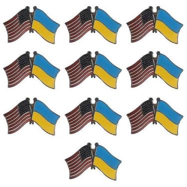 Imagem de Emblemas da Ucrânia, bandeira, alfinetes de lapela, alfinete - Gloome 