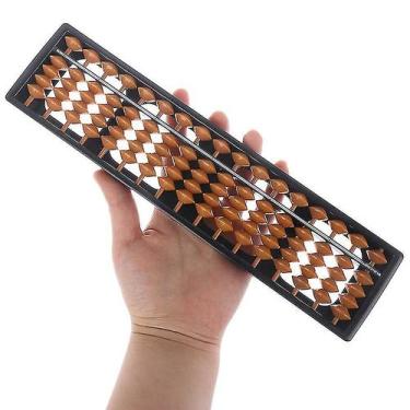 Imagem de Ferramenta de cálculo matemática padrão Abacus Kids 17 Digits Rods - G