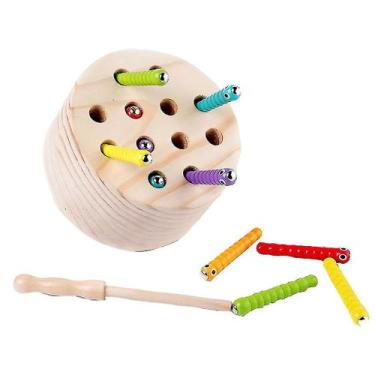 Imagem de Jogo Magnetic Toy Wooden Catch Insects para crianças - Gloome Store