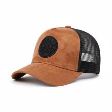 Imagem de Boné Trucker Retrô Hip Hop  Aba Curva Unissex Premium  Luke Sports Cor