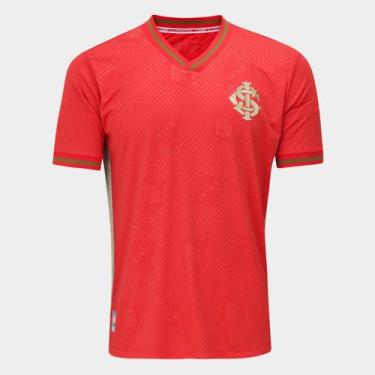 Imagem de Camiseta Internacional Gold II Masculina - Betel Sport, Vermelho, P