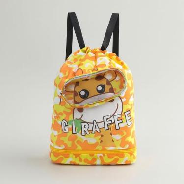 Imagem de Bolsa-mochila infantil p/ natação-piscina-praia impermeável - Lued Bab